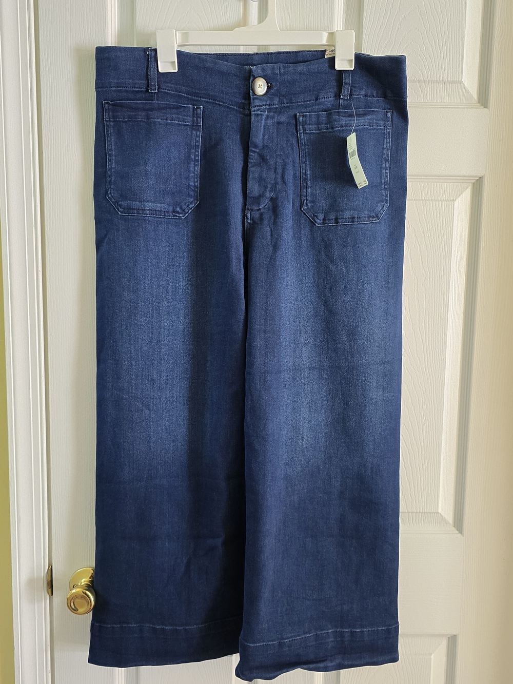 NWT Pilcro The Skipper Wide-Leg Dark Blue - 16W
